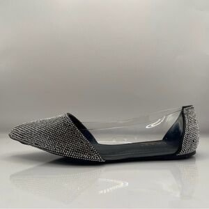 Elegant Silver Women's Flats